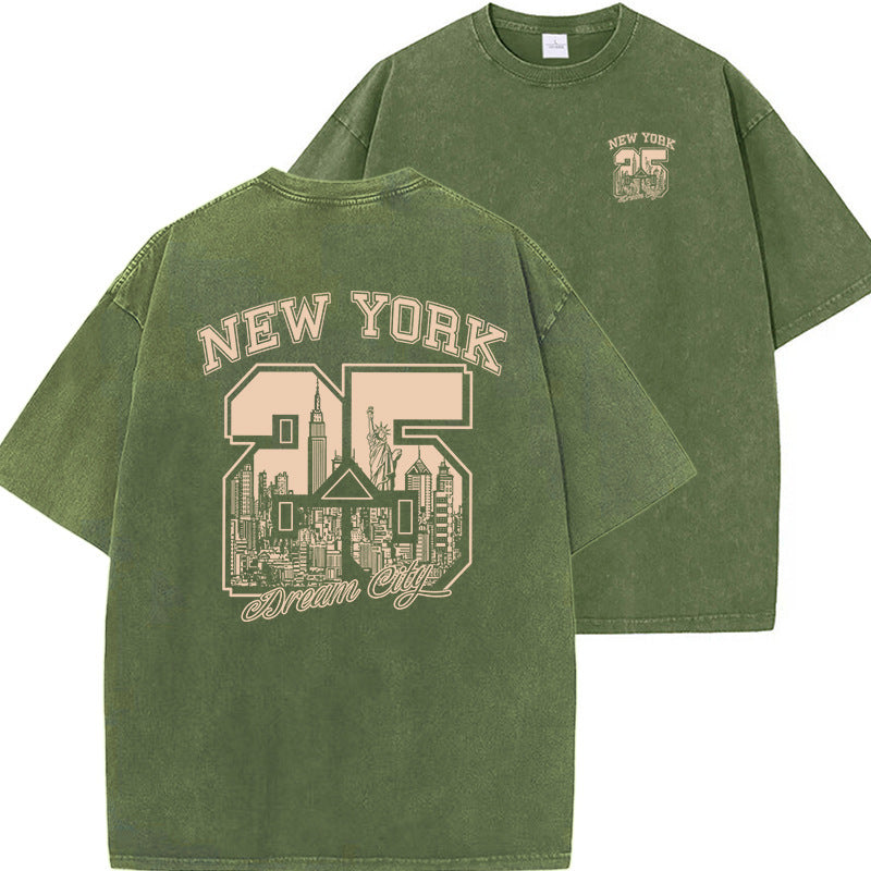 New Vintage Acid Washed T-shirt