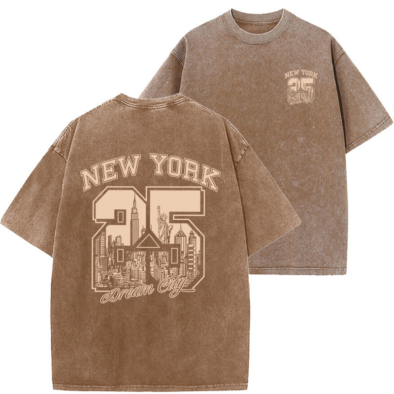New Vintage Acid Washed T-shirt