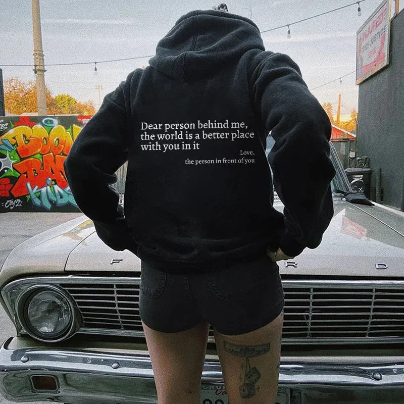 Dear Person Behind Me Trending Hoodie