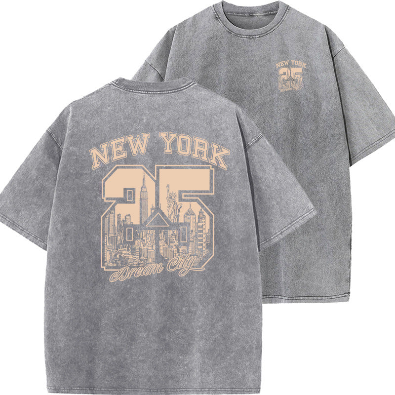New Vintage Acid Washed T-shirt