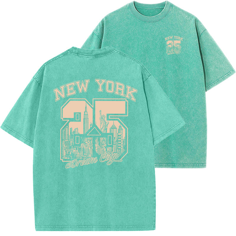 New Vintage Acid Washed T-shirt