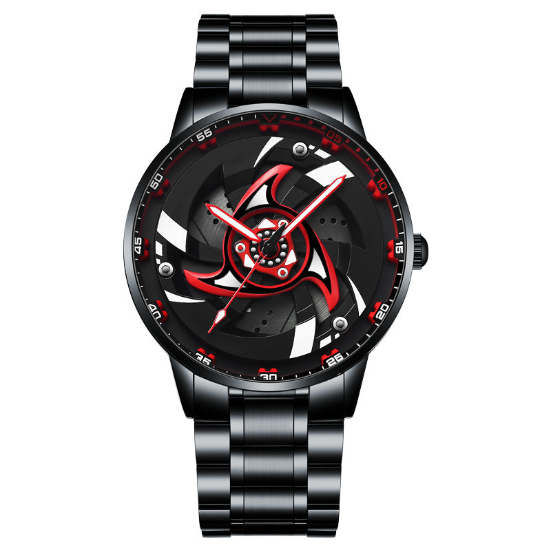 SVJ A Generation Of Modified Hub Men's Watch Cady Engine Clutch Locomotive Soul Rotating Waterproof Quartz Watch