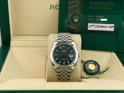 Rolex Datejust 41 - Green Dial