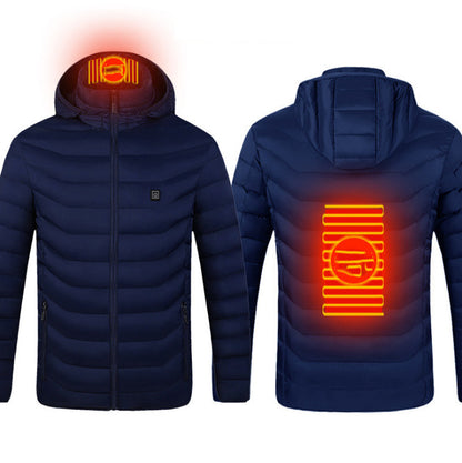 Heated USB Men's Winter Coat with Heating Vest