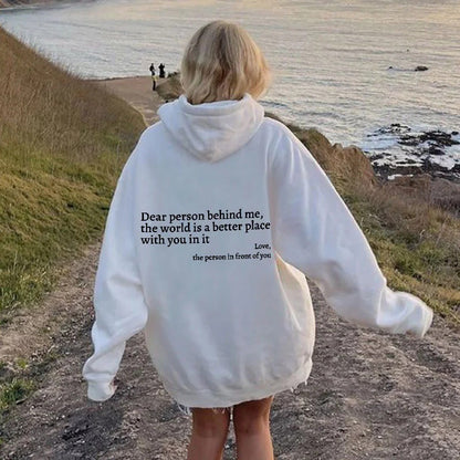 Dear Person Behind Me Trending Hoodie