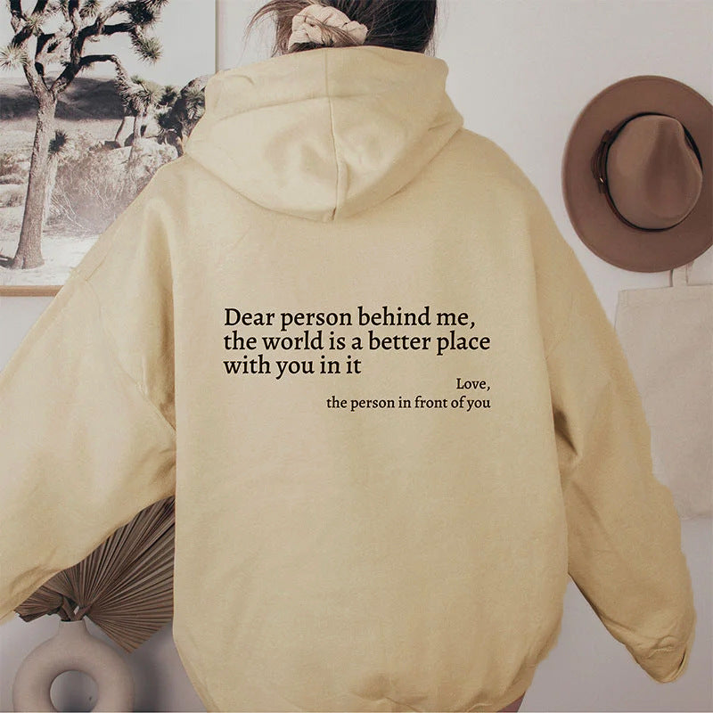 Dear Person Behind Me Trending Hoodie