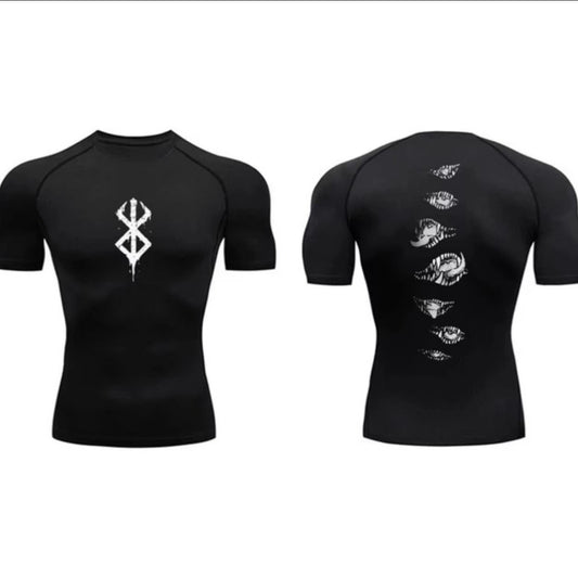 2025 Summer Cross-border Trade T-shirt 3D Printing Quick-drying Sports Fitness Simple Short-sleeved