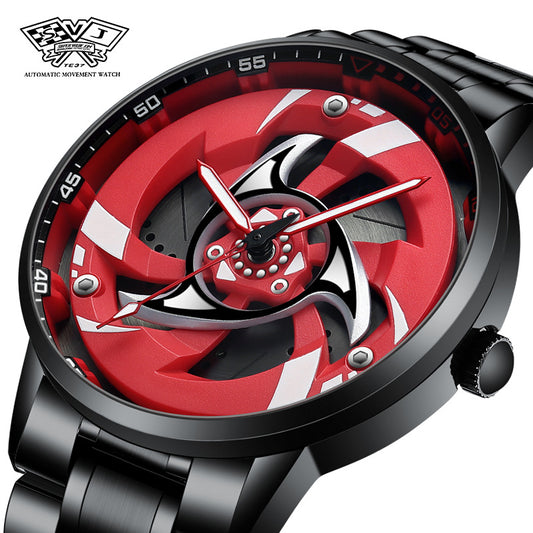 SVJ A Generation Of Modified Hub Men's Watch Cady Engine Clutch Locomotive Soul Rotating Waterproof Quartz Watch