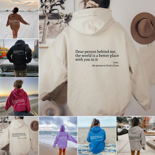 Dear Person Behind Me Trending Hoodie