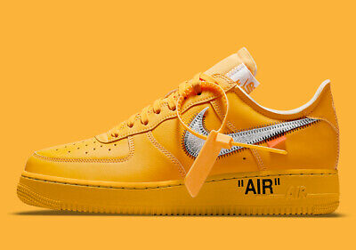 Nike Off-White Air Force 1 Low Ica University Gold
